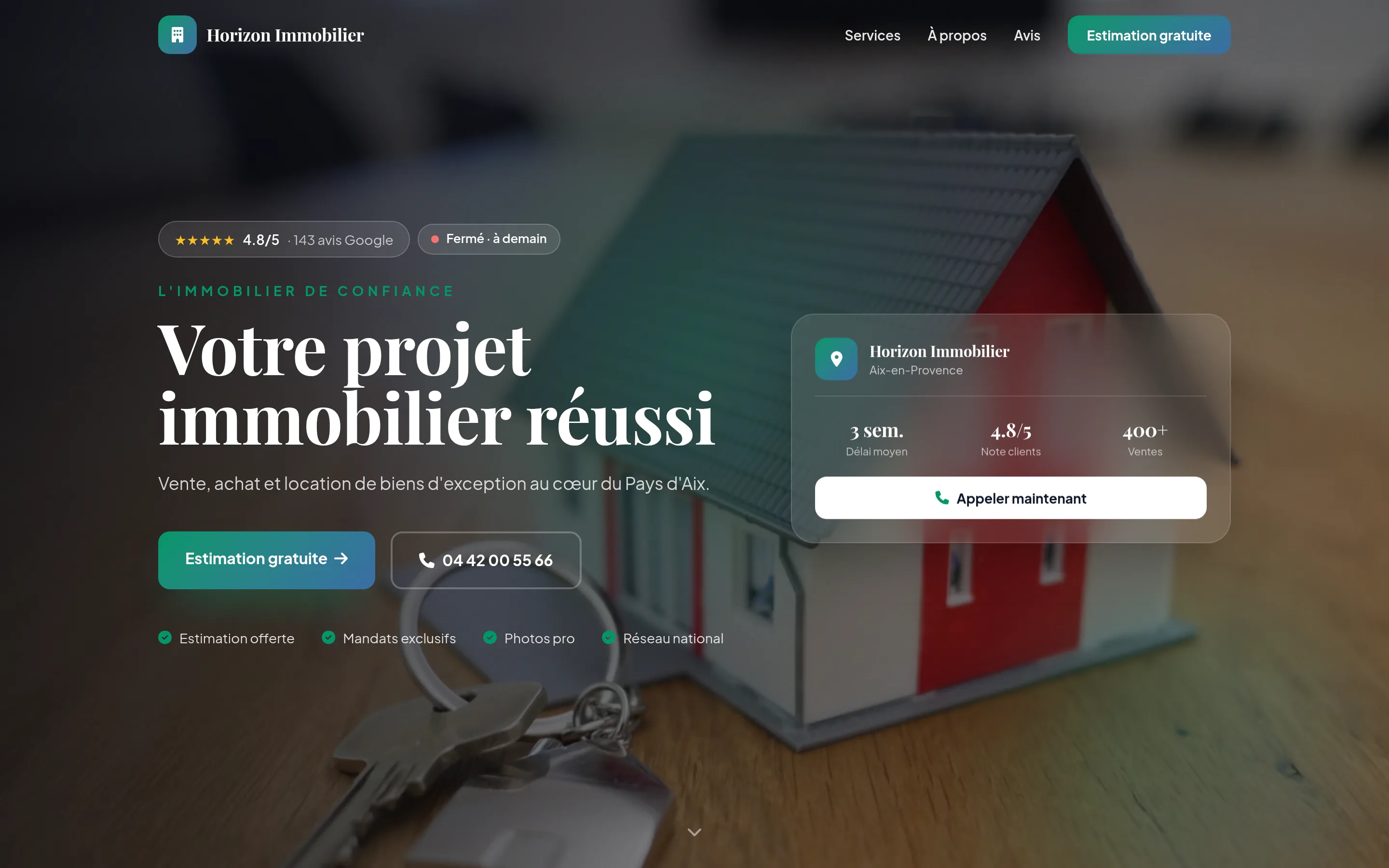 Site Agence Horizon